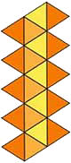 Icosahedron net